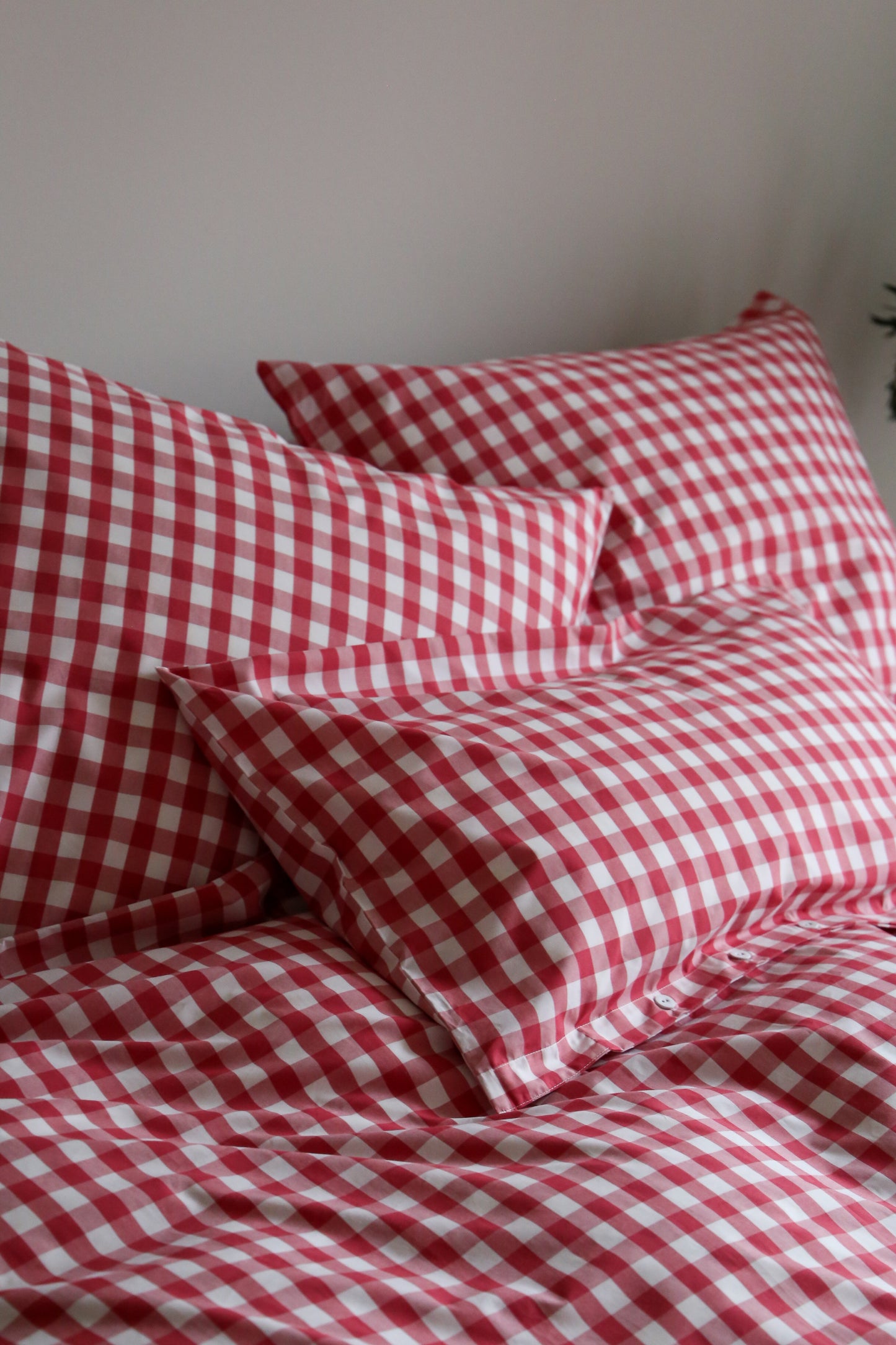 Bettwäsche Red Nose Red Karo 18mm