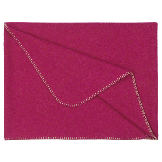 Steiner1888 Wolldecke Alina Magenta