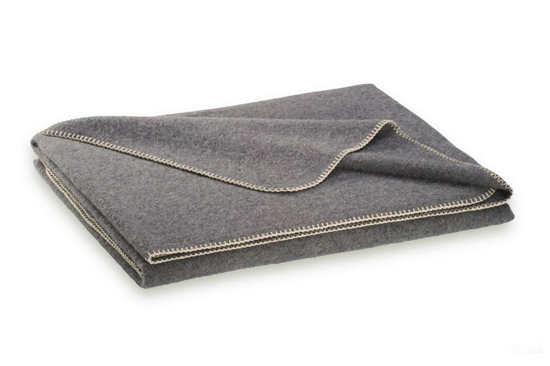 Steiner1888 Wolldecke Alina Dunkelgrau