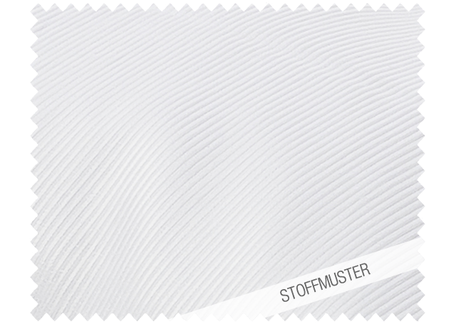 Hochwertiges Damast-Stoffmuster in strahlendem Weiss mit eleganten Feinstreifen. Diagonale Struktur zeigt feine Webqualitaet. Bettwaesche Weiss Feinstreifen Damast, Stoffmuster zu Bettwaesche. Hersteller: Stoffkontor