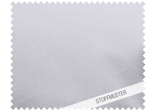 Stoffmuster zu Bettwäsche Perla Damast: Hochwertiges Stoffmuster in elegantem Hellblau-Weiß meliert, feine Satinbindung mit weißem Kettfaden, beidseitig verwendbar. Exklusiver italienischer Damast für luxuriöse Bettwäsche. Stoffmuster, Hersteller: Stoffkontor
