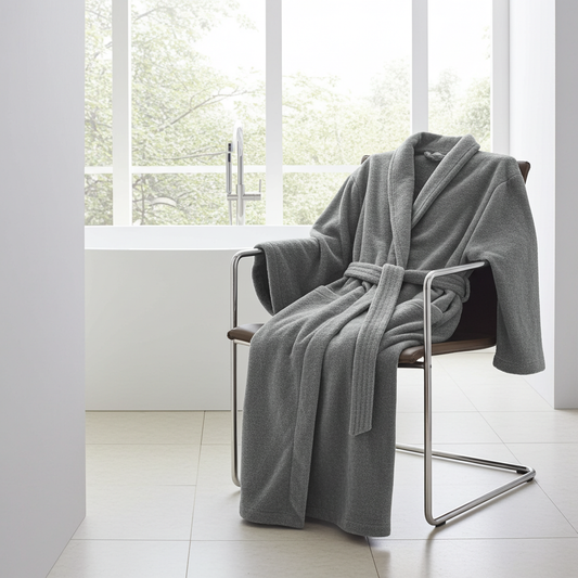 Bademantel Weseta Switzerland, Graphite