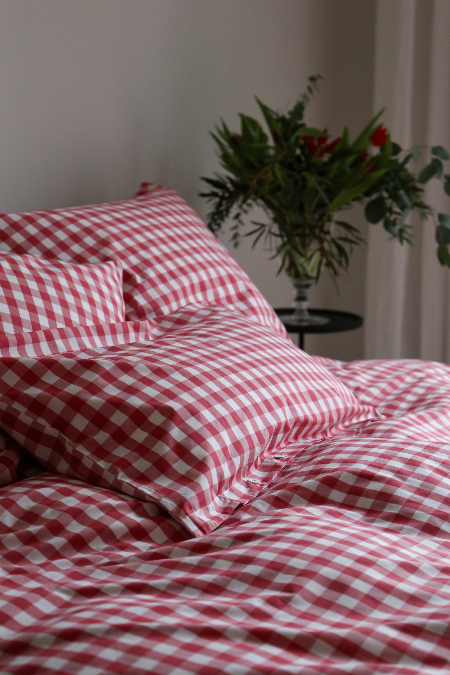 Bettwäsche Red Nose Red Karo 18mm