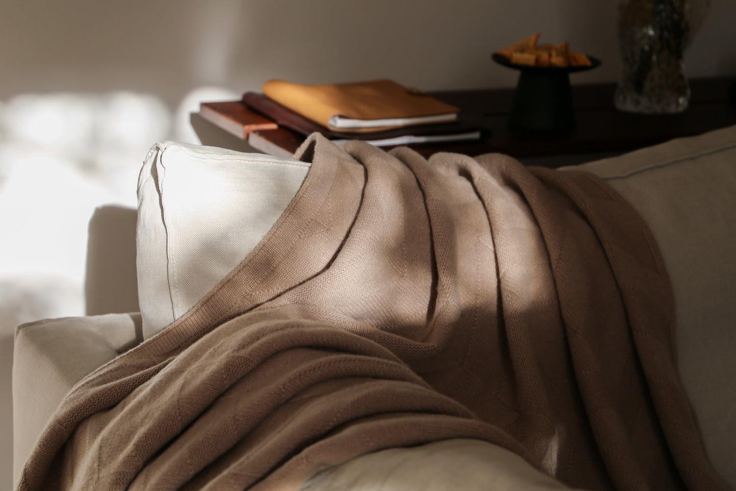 FRANZ BARTH Kaschmir-Wolldecke Aspen