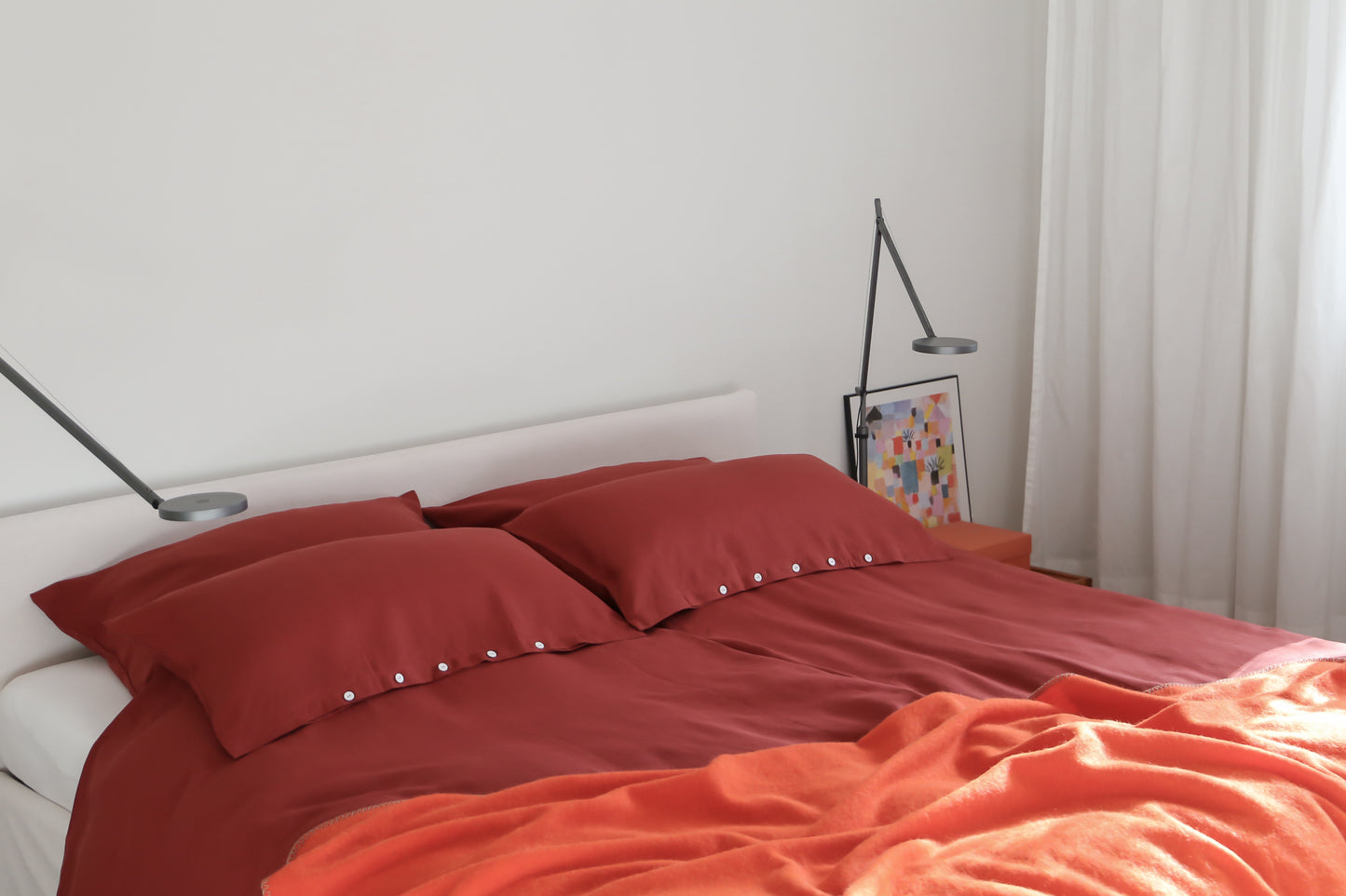 Bettwäsche Reines Leinen Tandoori, vorgewaschen