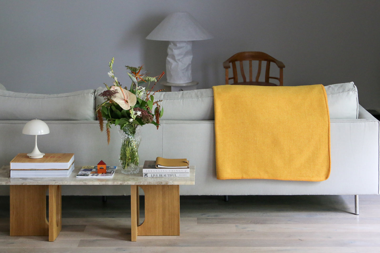 Steiner1888 Wolldecke Sophia Narzisse