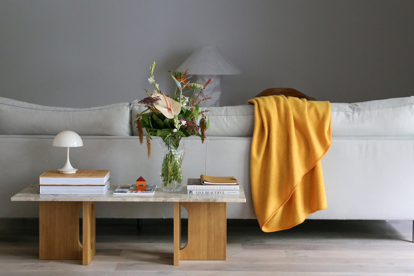 Steiner1888 Wolldecke Sophia Narzisse