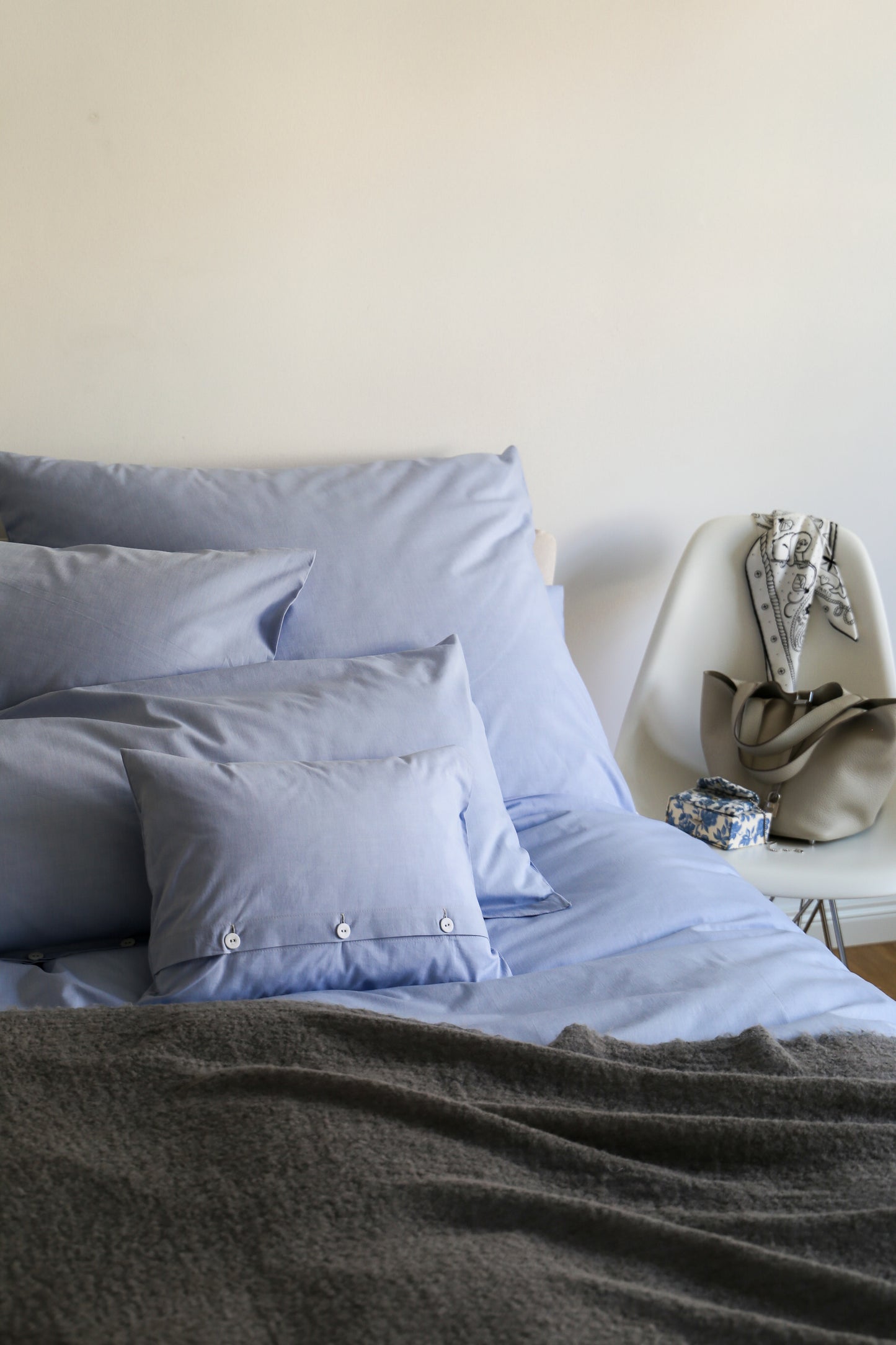 Bettwäsche Chambray River Blue