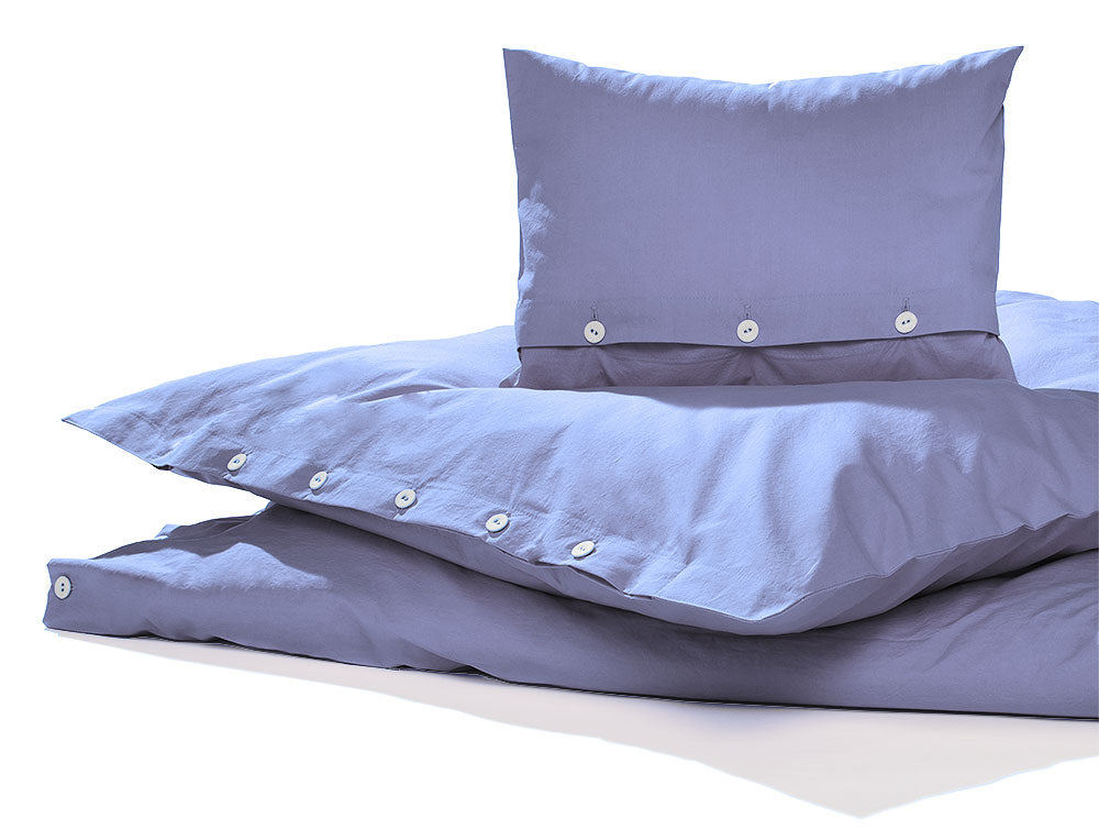 Bettwäsche Tintenblau Gewaschene Baumwolle - Hochwertige Bettwäsche-Garnitur in elegantem Tintenblau aus gewaschenem Baumwollperkal mit Knopfverschluss, lässiger Knitteroptik und besonders weichem Griff. Home page, Alle Bettwäschen, Bettwäsche Gewaschene Baumwolle, Unifarbene Bettwäsche, Hersteller: Stoffkontor