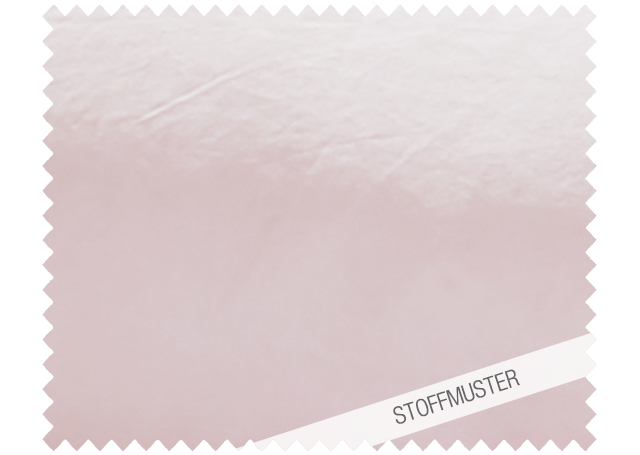 Stoffmuster zu Bettwäsche Puder Gewaschene Baumwolle: Hochwertiges Stoffmuster in zartem Puder-Rosa, gewaschen für einen lässigen Look. Italienische Webqualität mit charakteristischer Knitteroptik. Pflegeleichte Baumwolle für Premium-Bettwäsche. Stoffmuster, Hersteller: Stoffkontor