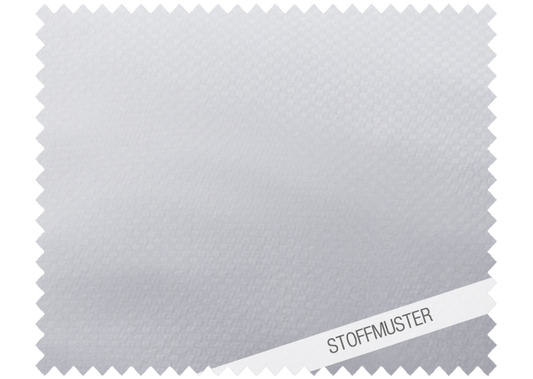 Hochwertiges Stoffmuster zu Bettwäsche Schachbrett Scacco: Eleganter weisser Damast mit feinem Schachbrettmuster in Nahaufnahme. Die Struktur und Qualität des in Italien gewebten Stoffes ist deutlich erkennbar. Kollektion: Stoffmuster, Hersteller: Stoffkontor