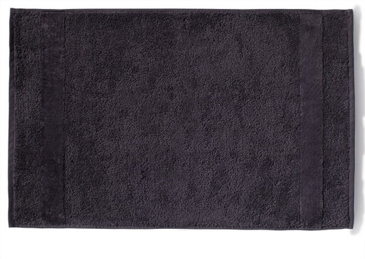 Handtuch Fyber Carrara Anthrazit: Hochwertiges Handtuch in elegantem Anthrazit mit dezenter Bordüre. Weiches, saugfähiges Material für maximalen Komfort im Bad. Zeitloses Design mit klaren Linien. Handtücher, Hersteller: Carrara