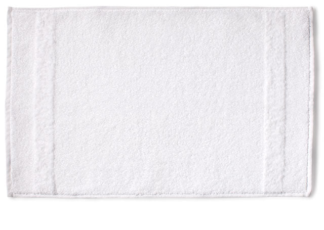Hochwertiges Handtuch Fyber Carrara in strahlendem Weiss mit eleganter Velours-Bordure, gefertigt aus weichem Baumwollfrottee. Klassisches Design fur optimalen Komfort im Badezimmer. Handtucher, Hersteller: Carrara